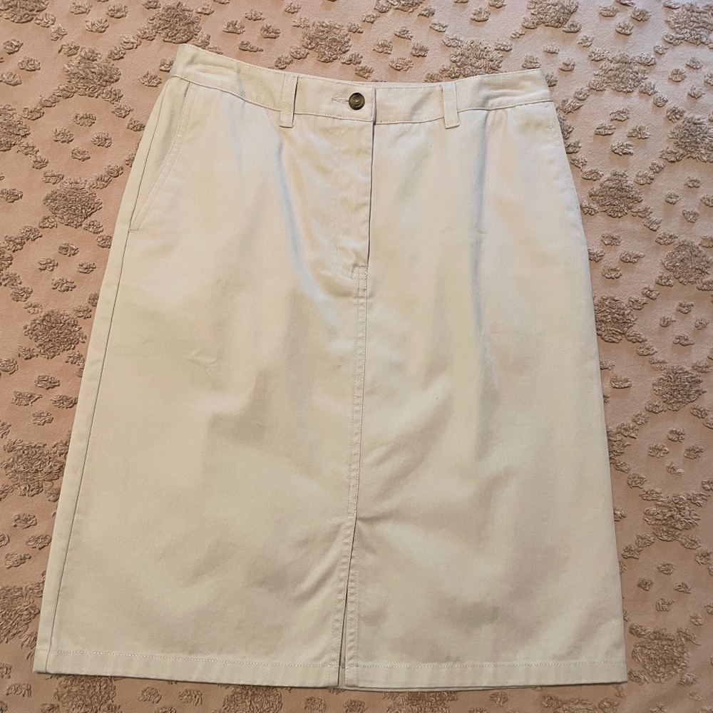 Eddie Bauer Khaki Skirt